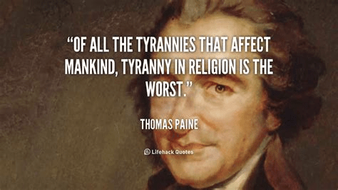 Government, even in its best state, is but a necessary evil; in its worst state, an intolerable one. Paine (1737-1809)